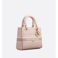 Женская сумка Christian Dior LADY D-LITE розовая