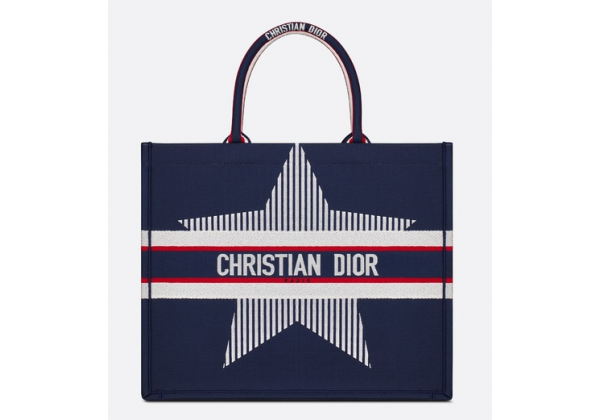 Женская сумка Christian Dior Book Tote синяя
