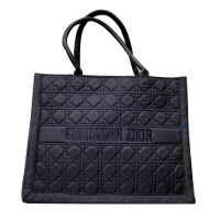 Женская сумка Christian Dior Book Tote матовая черная