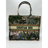 Женская сумка Christian Dior Book Tote джунгли