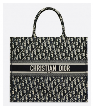 Сумка Christian Dior Palms черно-белая