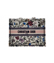 Сумка Christian Dior Book Tote с принтом белая
