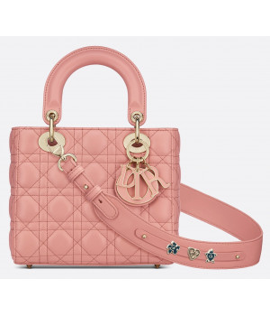 Сумка Dior Lady ABCDIOR розовая