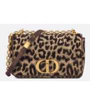 Сумка Christian Dior Caro Medium леопардовая