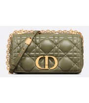 Сумка Christian Dior Caro Medium зеленая