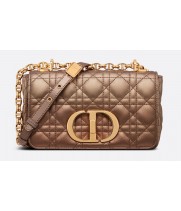 Сумка Christian Dior Caro Small бронзовая