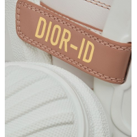 Сникеры Dior-ID белые с бежевым