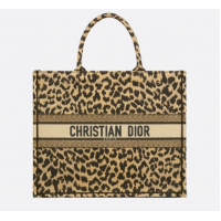 Сумка Christian Dior Book Tote леопардовая