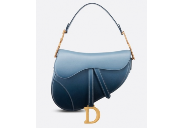 Сумка Christian Dior Saddle цвета индиго