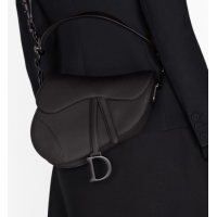 Сумка Christian Dior Saddle матовая черная
