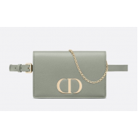 Поясная сумка Christian Dior Montaigne серая