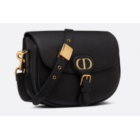 Christian Dior сумка Bobby зернистая черная