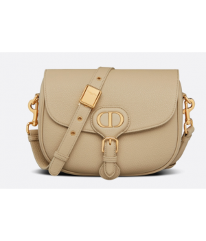 Christian Dior сумка Bobby зернистая бежевая