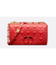 Сумка Christian Dior Diorama с цепочкой красная