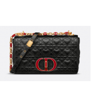 Сумка Christian Dior Diorama с цепочкой черная
