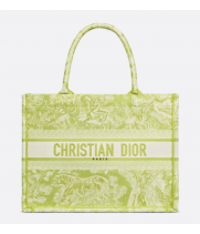 Женская сумка Christian Dior Book Tote салатовая
