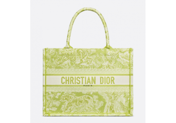 Женская сумка Christian Dior Book Tote салатовая