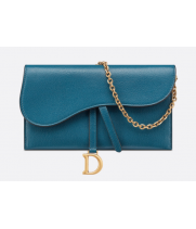 Клатч Christian Dior синий