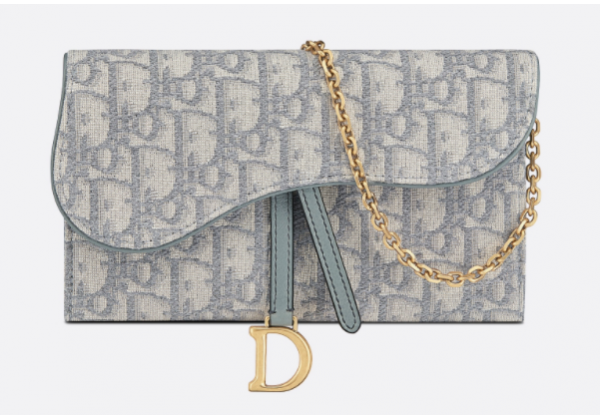 Клатч Christian Dior серый