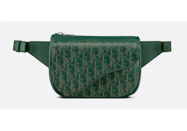 Поясная сумка Christian Dior World Tour зеленая
