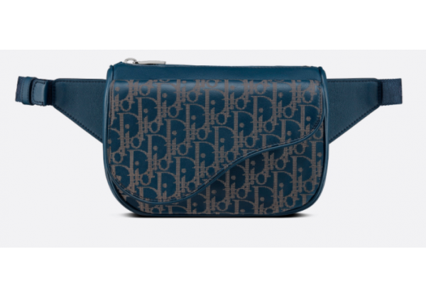Поясная сумка Christian Dior World Tour синяя