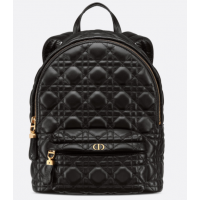 Рюкзак Christian Dior с узорами черный