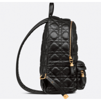 Рюкзак Christian Dior с узорами черный