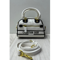 Сумка Christian Dior сумка женская Oblique белая маленькая