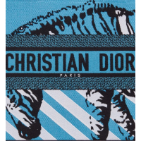 Сумка Dior Book Tote Zebra Blue Pink