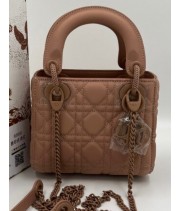 Сумка Christian Dior Lady коричневая