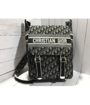 Рюкзак Christian Dior черный с надписями