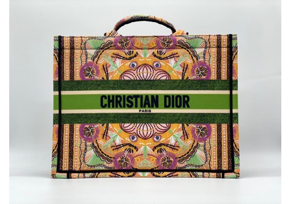 Сумка Christian Dior Book Tote оранжевая
