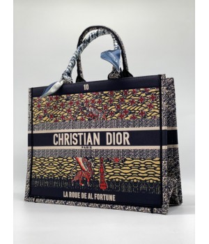 Сумка Christian Dior Book Tote с логотипом мульти