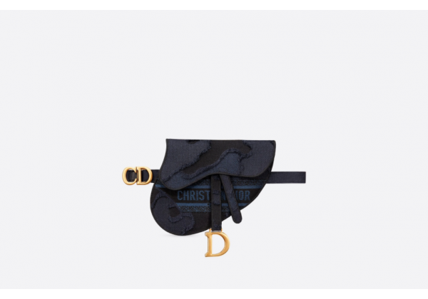 Поясная сумка Christian Dior синяя