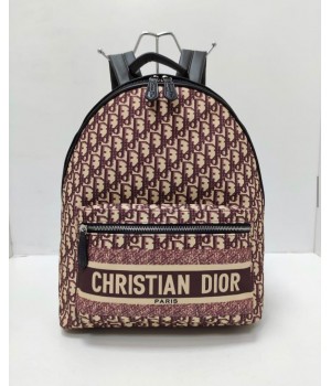 Рюкзак Christian Dior Travel с логотипом красный